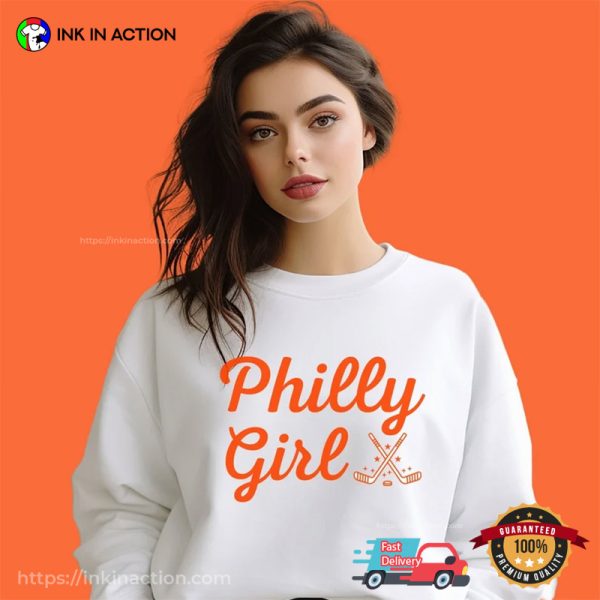 Philly Girl Philadelphia Hockey Team T-Shirt