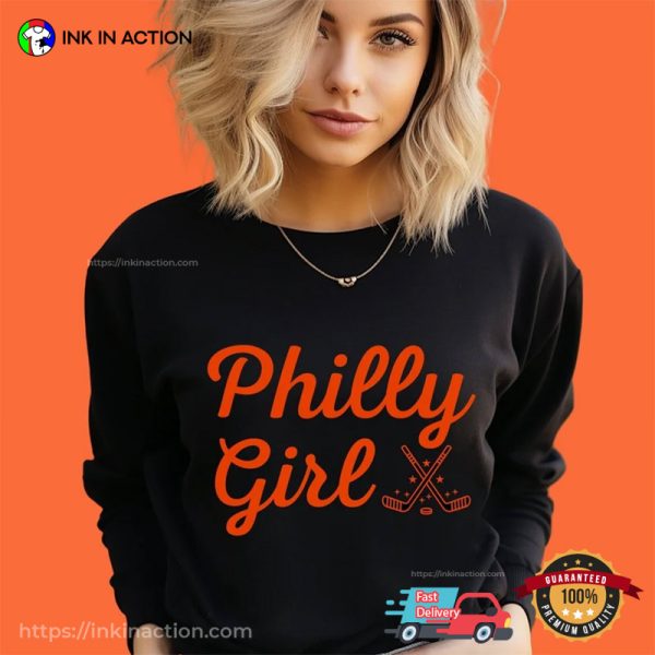 Philly Girl Philadelphia Hockey Team T-Shirt