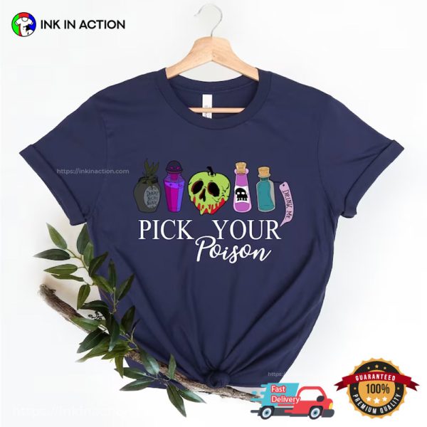 Pick Your Poison Witch Poison Comfort Colors Tee