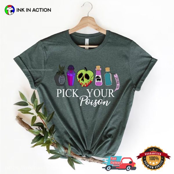 Pick Your Poison Witch Poison Comfort Colors Tee