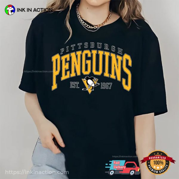 Pittsburgh Penguins Team 1967 Vintage Hockey Shirts