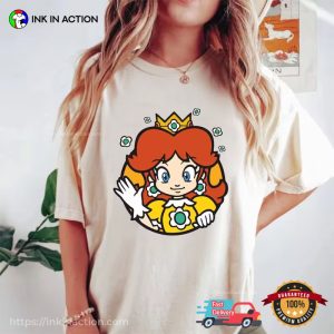 Princess Daisy Mario Comfort Colors Shirt 3