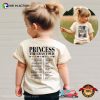 Princess The Eras Tour Shedules Comfort Colors Tee