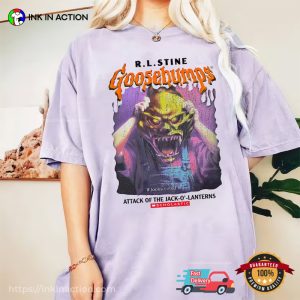 R.L.Stine Goosebumps Monster Jack-O’-Lanterns Comfort Colors Tee