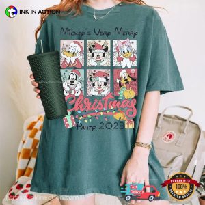 Retro Mickey’s Very Merry Christmas Party, Mickey Christmas Party 2023 Comfort Colors Shirt