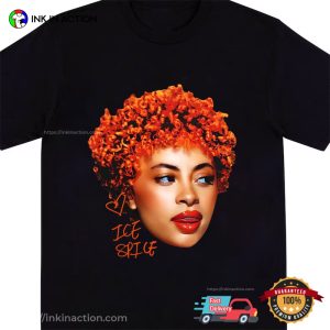 Rapper Ice Spice Funny Portrait Signature T Shirt 3