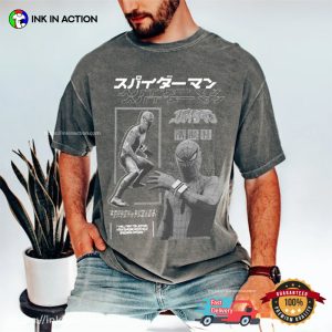 Retro 80s Japanese Spider Man Comfort Colors T-Shirt
