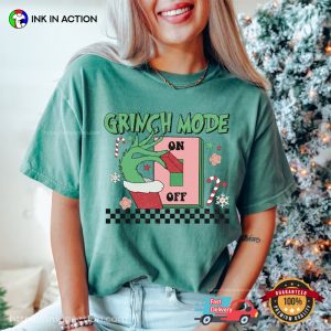 Retro Grinch Mode Happy grinchmas Comfort Colors Shirt 1