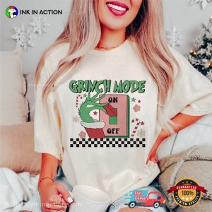 Retro Grinch Mode Happy grinchmas Comfort Colors Shirt 3