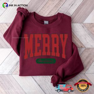 Retro Merry Christmas Original Xmas T Shirt 2