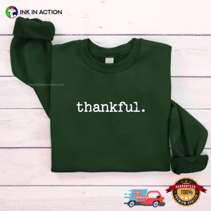 Retro Thankful Basic T Shirt 1