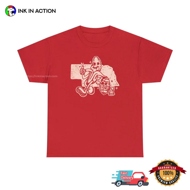 Go Big Red Nebraska Football Trendy Graphic Tees - Ink In Action