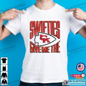Swifties Give Me The KC Shirt, kansas city football x swiftie t shirt