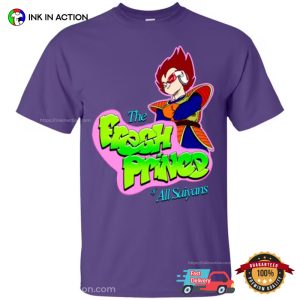 Super Vegeta The Fresh Prince Of All Saiyans Dragonball Z T-Shirt