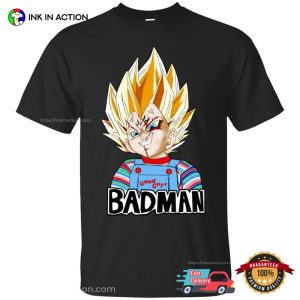 Saiyan vegeta badman Chucky Dragonball Anime T Shirt 3