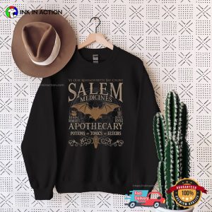 Salem Apothecary Halloween Comfort Colors Shirt 3