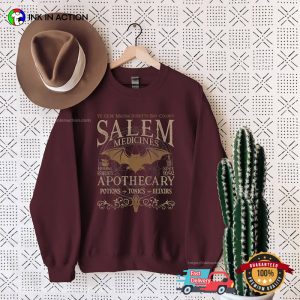 Salem Apothecary Halloween Comfort Colors Shirt 4