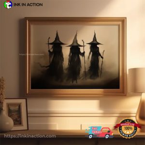 Scary Witch Halloween Witchy Wall Decor