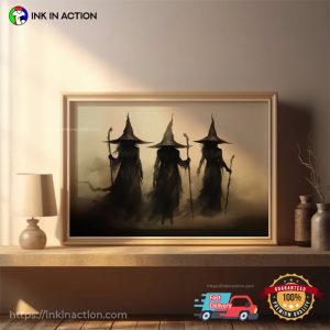 Scary Witch Halloween Witchy Wall Decor