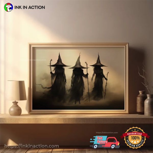 Scary Witch Halloween Witchy Wall Decor