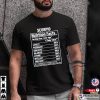 Scorpio Nutrition Facts Zodiac Shirt