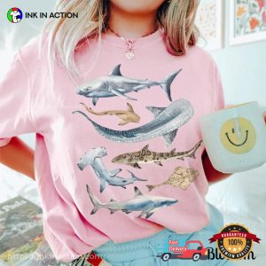 Shark Marine Biology Comfort Colors Shirt 2