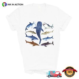 Shark Spiecies Ocean Life T Shirt 3