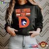 She Loves The D NFL Denver Broncos Comfort Colors Tee