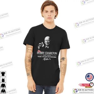 Sir Bobby Charlton 1937-2023 Memories T-shirt