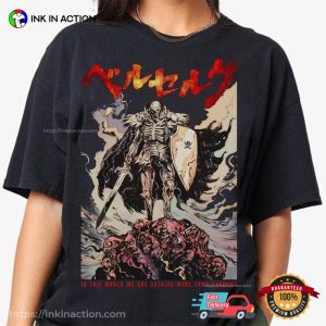 Skull Knight Warrior Anime Manga T Shirt 2