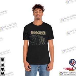 Soundgarden Godzilla Funny Art T-shirt