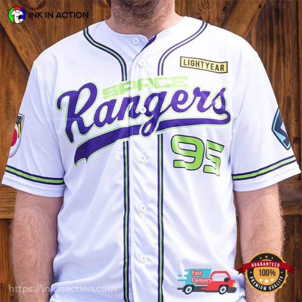 Space Rangers Buzz Lightyear Baseball Jersey