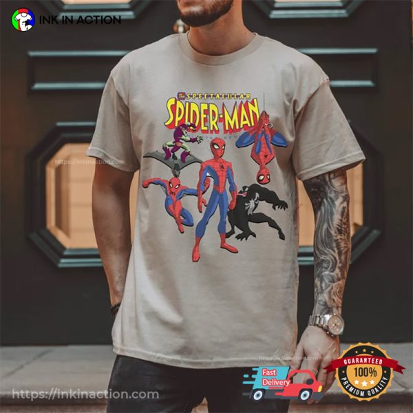 Spectacular Spider-Man And Enemy Marvel T-Shirt