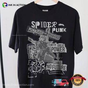 Spider Punk spider man verse Comfort Colors Tee 2