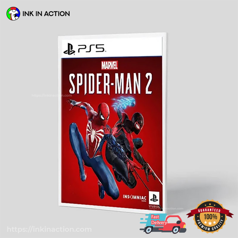 Spiderman 2 PS5 Game Poster, Spider Man Merch - Print your thoughts. Tell  your stories.