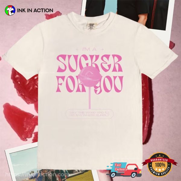 Sucker For You Lolipop Jonas Brothers Tee Shirt