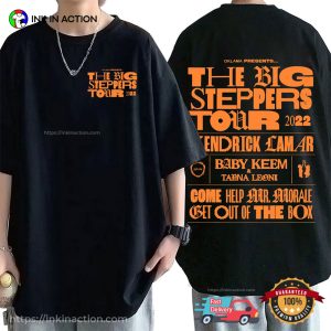 The Big Steppers Tour Concert Rapper Kendrick Lamar T-Shirt