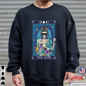 The Mom Skeleton Comfort Colors tarot card shirt 1