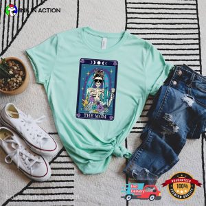 The Mom Skeleton Comfort Colors tarot card shirt 3