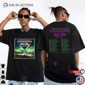 The Revolutions Live Shinedown Concert Schedule Shirt