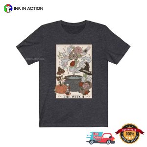 The Witch Comfort Colors tarot card shirt 2