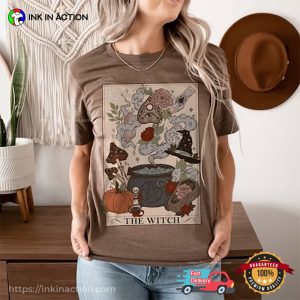 The Witch Comfort Colors tarot card shirt 4