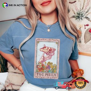 The pizza Comfort Colors tarot card shirt 2