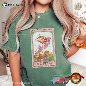 The pizza Comfort Colors tarot card shirt 3