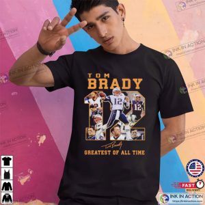 Tom brady patriots 12 Greatest Of All Time Shirt 3