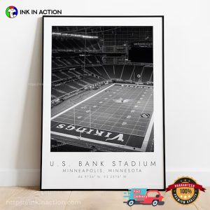 U.S. BANK STADIUM Minnesota Vikings Poster 2