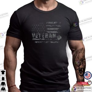 US Patriotic Veteran Retro Military T-Shirt