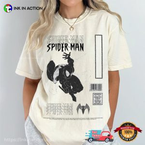 Vintage Black Suit Peter Spider Man Comfort Colors Shirt