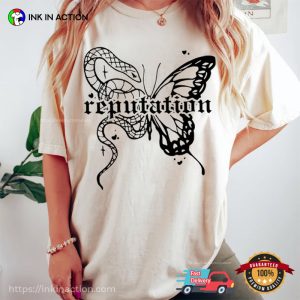 Vintage Reputation Album Snake And Butterfly TS Comfort Colors Tee