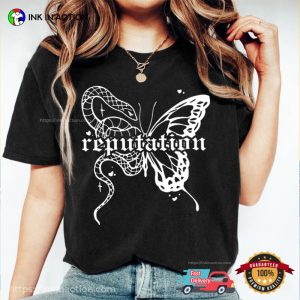 Vintage Reputation Album Snake And Butterfly TS Comfort Colors Tee